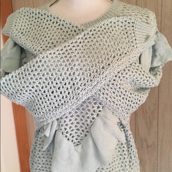 Mint knit sweater - Picture 2 of 11